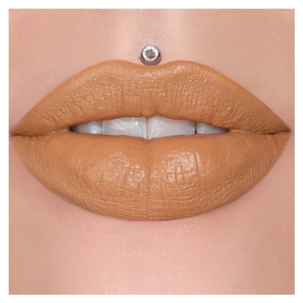 Jeffree Star Velvet Trap Lipstick Gardening Ho e Warm Mustard Nude Matte Color